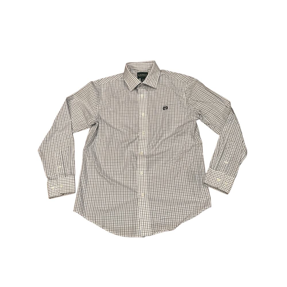 Lauren Ralph Lauren Boys 14 dress shirt Formal long sleeve button down check